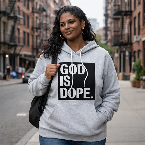 God Is Dope - Athletic Heather
