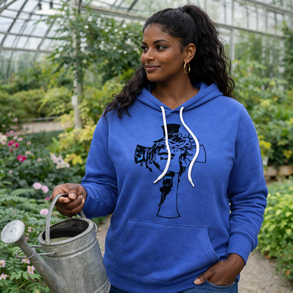 Crowned Cross - Heather True Royal