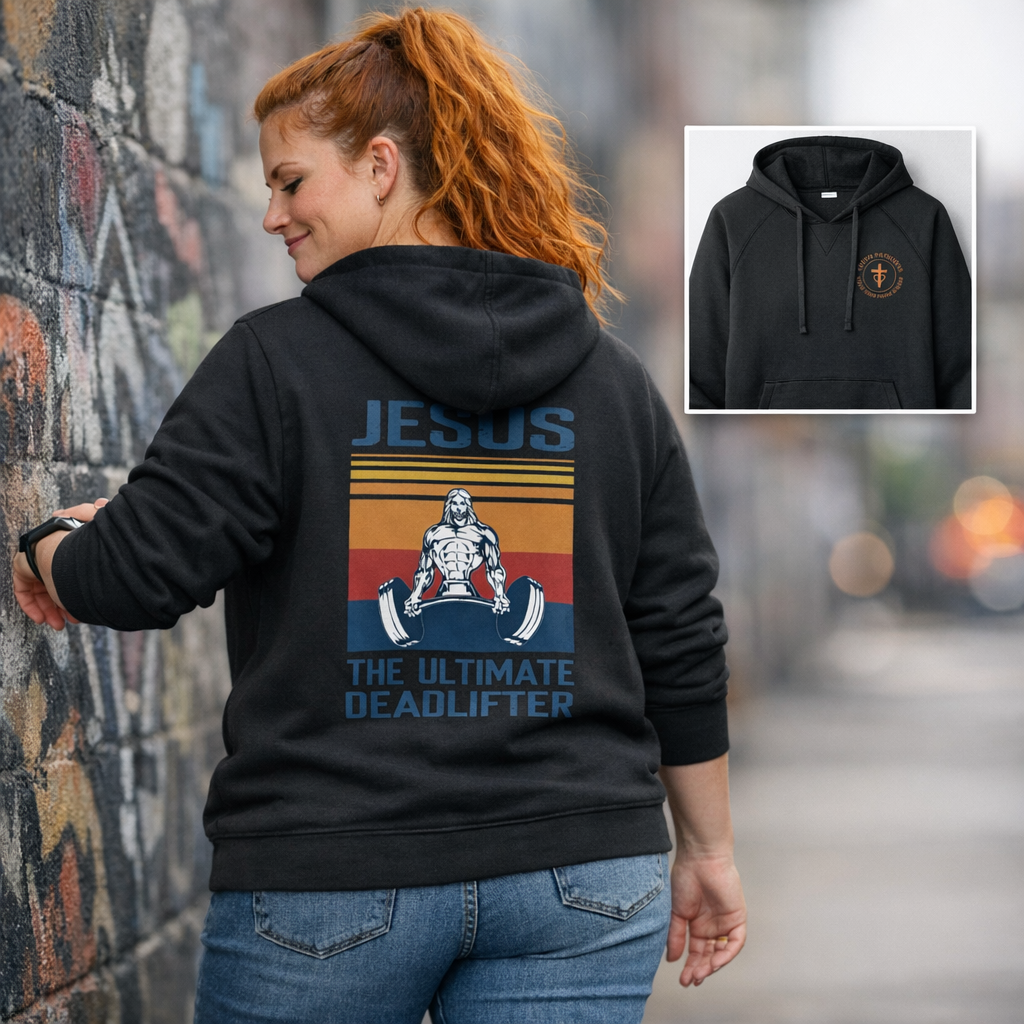 Jesus the Ultimate Deadlifter - Black