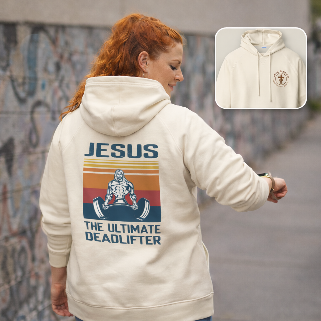 Jesus the Ultimate Deadlifter - Ecru