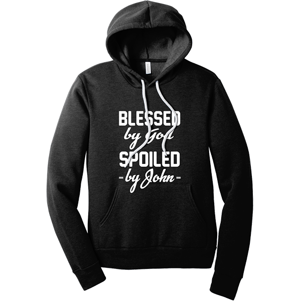 Blessed by God, Spoiled by _____ - Charcoal Grey