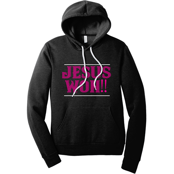 Jesus Won!! - Charcoal Grey