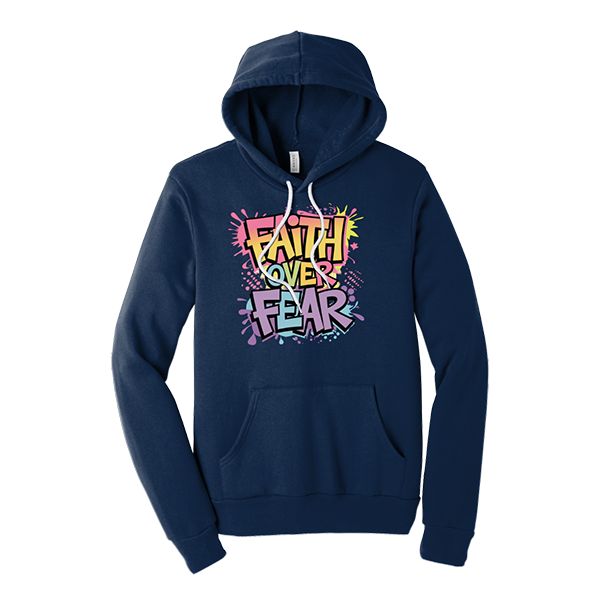 Faith Over Fear - True Navy