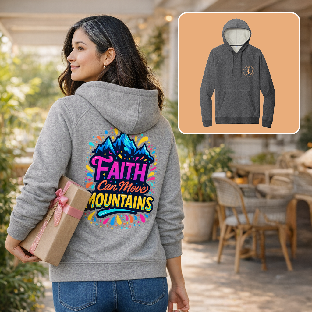 Faith Can Move Mountains - Vintage Heather