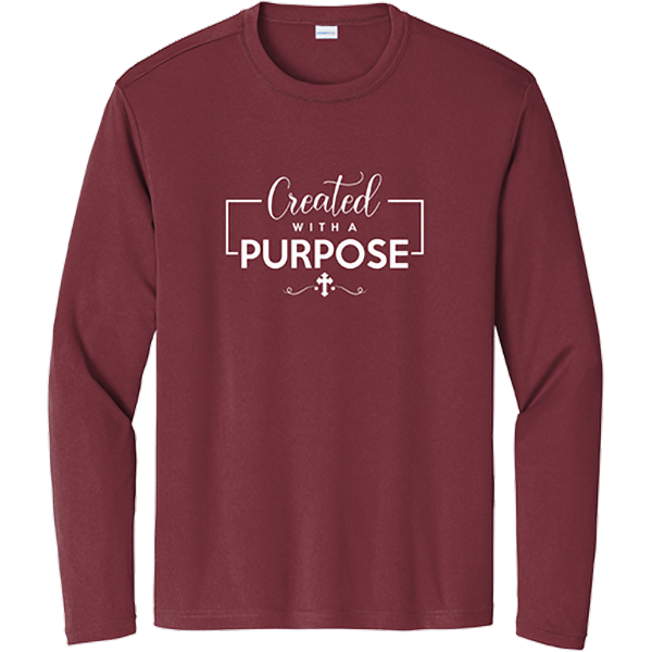 Created With Purpose - Maroon