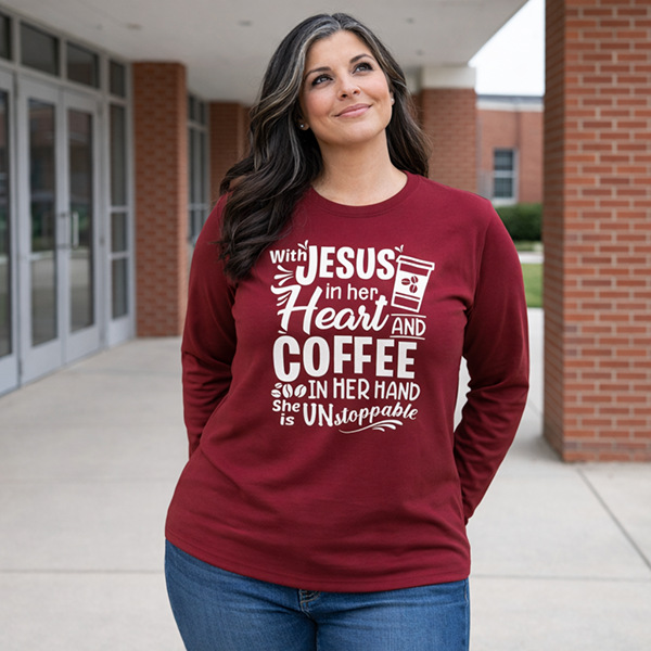 Jesus Coffee Unstoppable - Maroon
