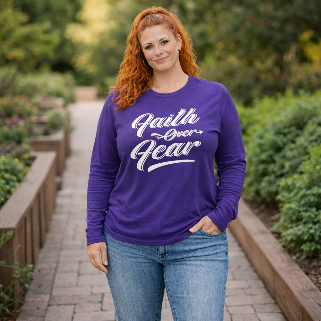 Faith Over Fear - Purple