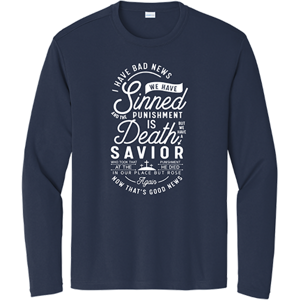 Bad News / Good News Savior Message - True Navy