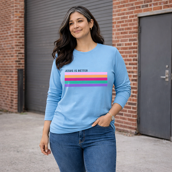 Jesus Is Better - Carolina Blue