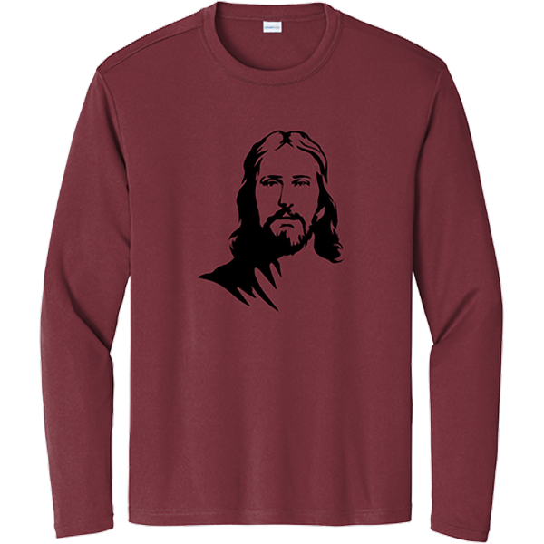 Jesus Portrait - Maroon