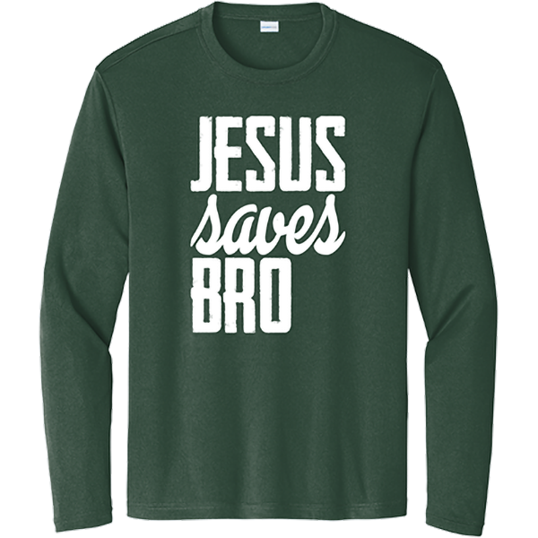 Jesus Saves Bro - Forest Green