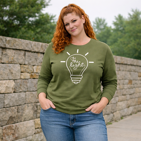 Be the Light - Olive Drab Green