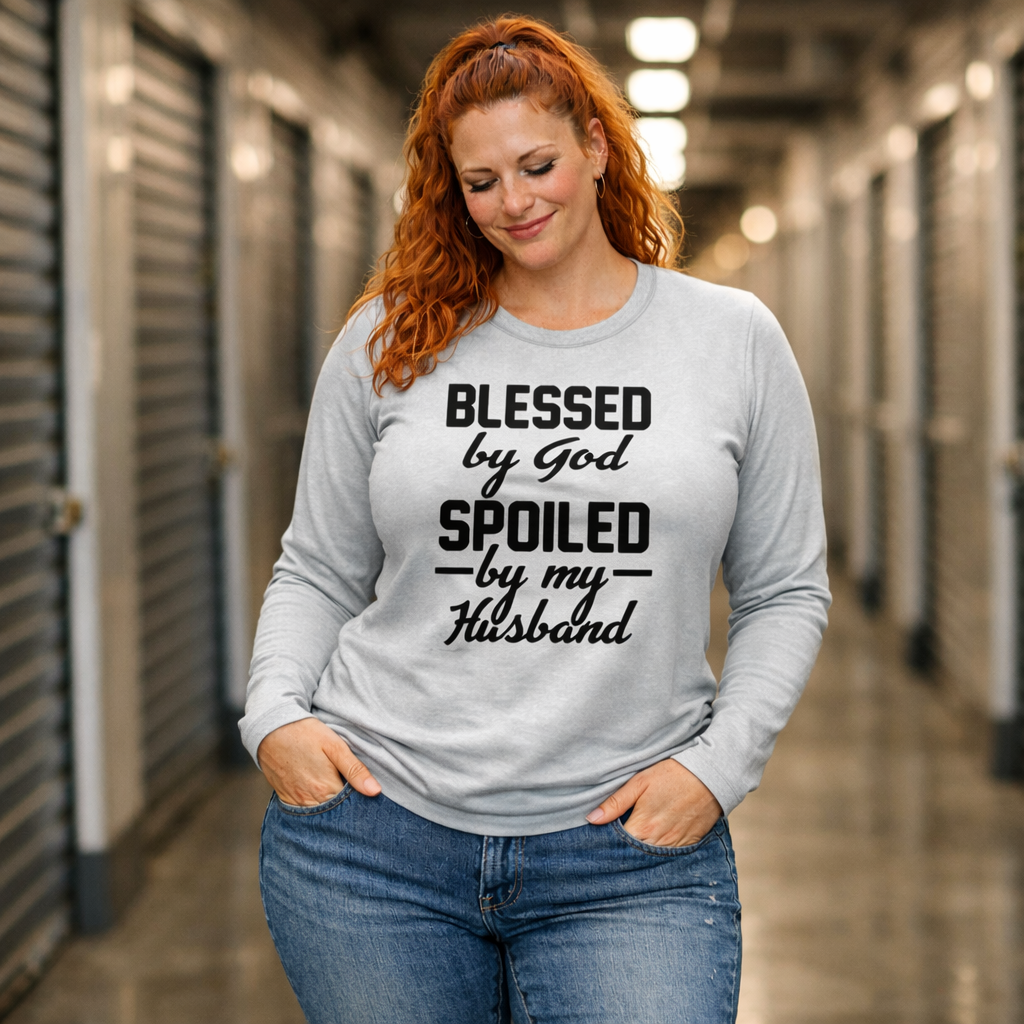 Blessed by God, Spoiled by My Husband - Silver