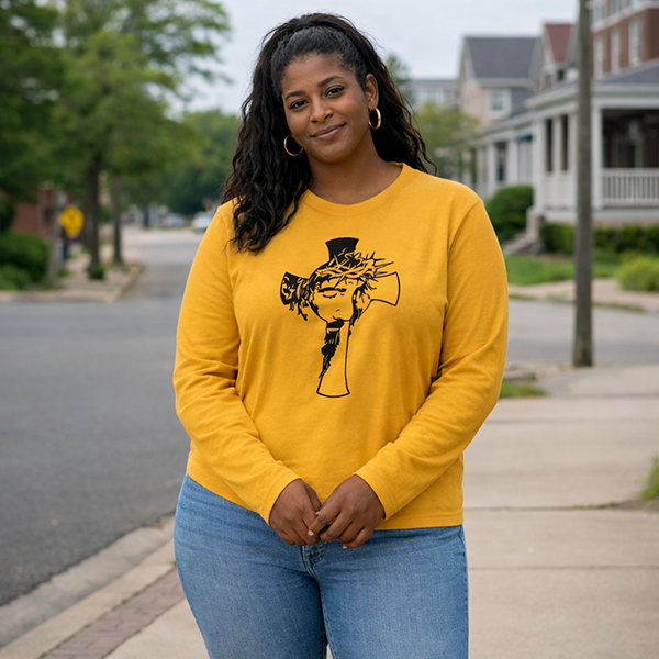 Crowned Cross - Gold