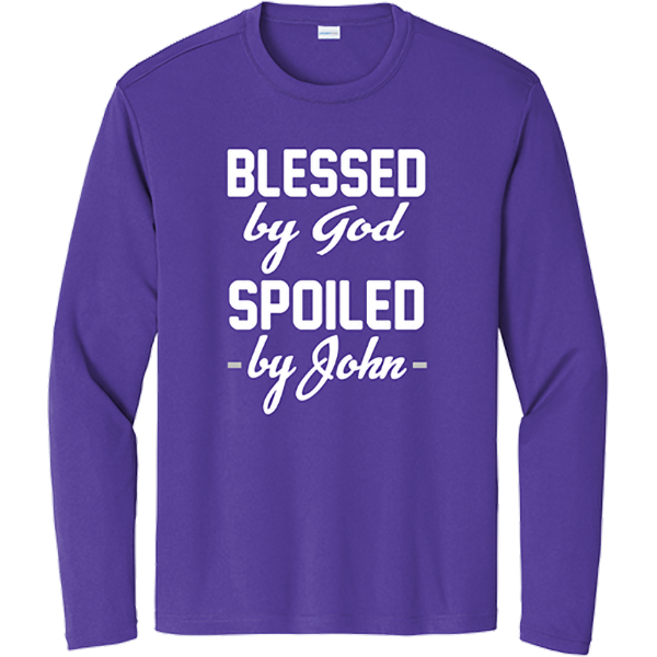 Blessed by God, Spoiled by _____ - Purple