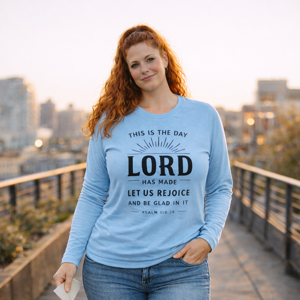 This Is the Day the Lord Has Made (Psalm 118:24) - Carolina Blue