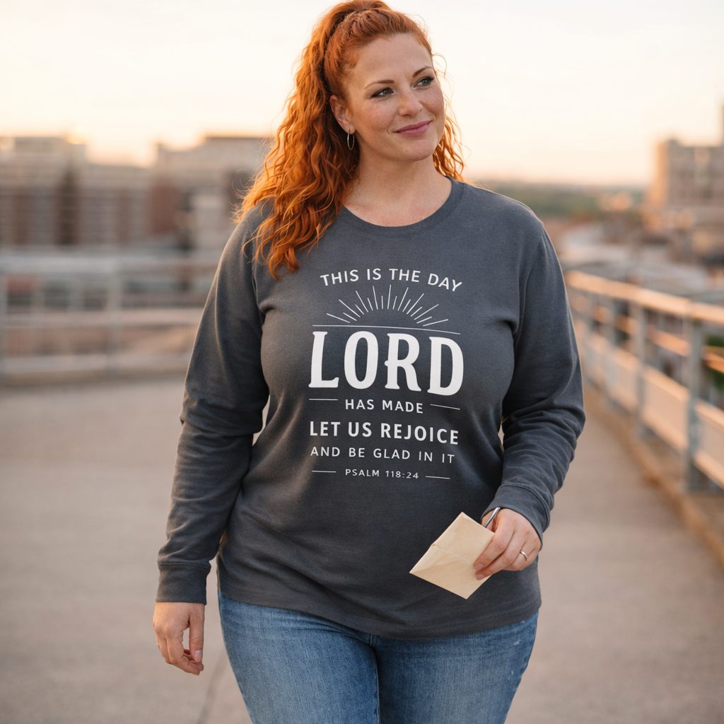 This Is the Day the Lord Has Made (Psalm 118:24) - Iron Grey