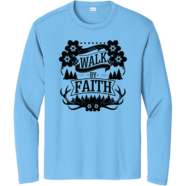 Walk by Faith - Carolina Blue