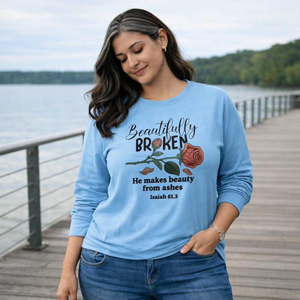 Beautifully Broken - Carolina Blue