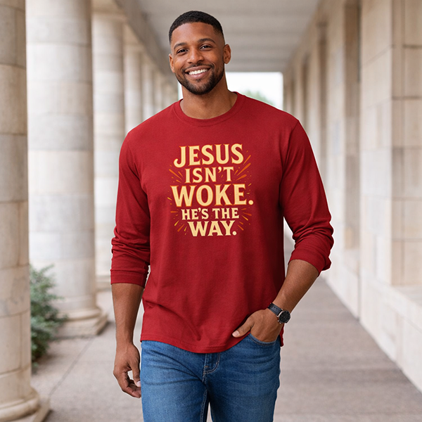Jesus Isn’t Woke, He’s the Way - Deep Red