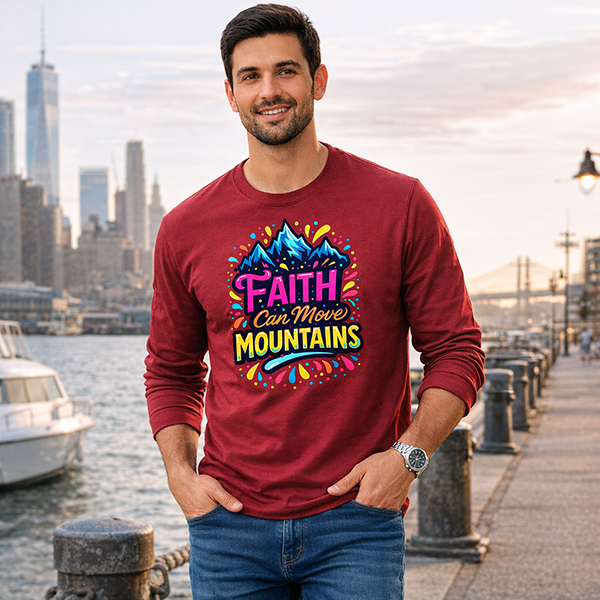Faith Can Move Mountains - Deep Red