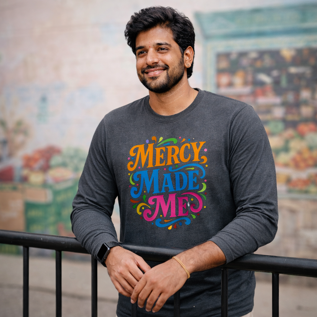 Mercy Made Me - Iron Grey Heather