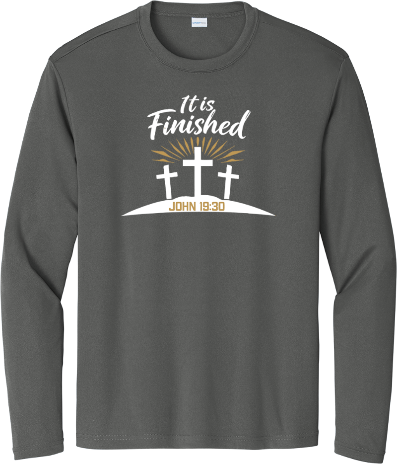 It Is Finished – John 19:30 - Iron Grey