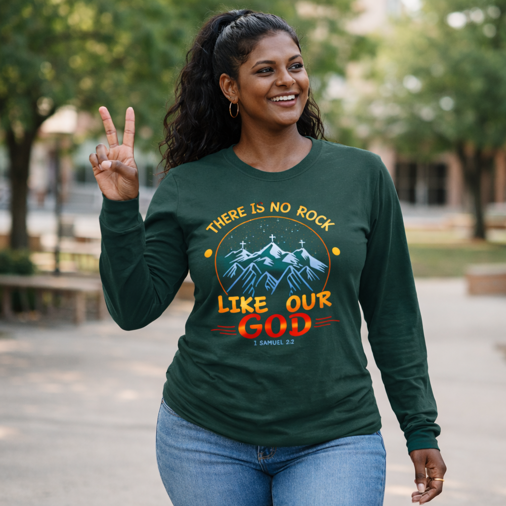No Rock Like Our God - Forest Green
