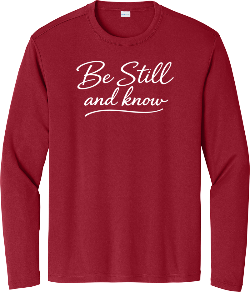 Be Still and Know - Deep Red