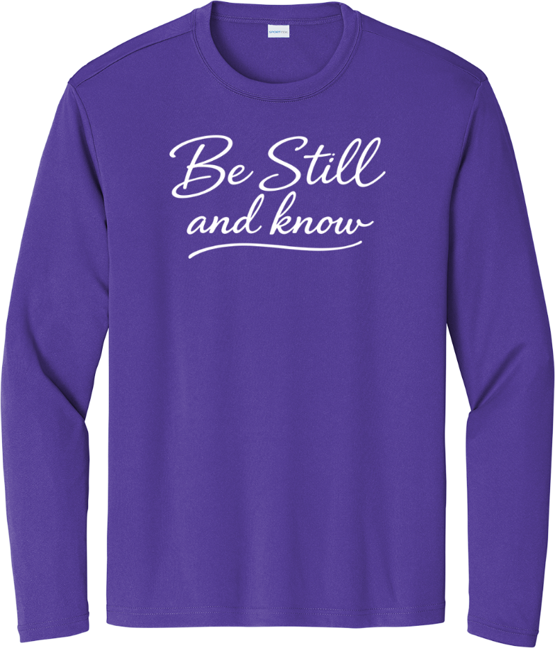 Be Still and Know - Purple