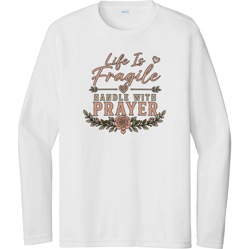 Handle With Prayer - White