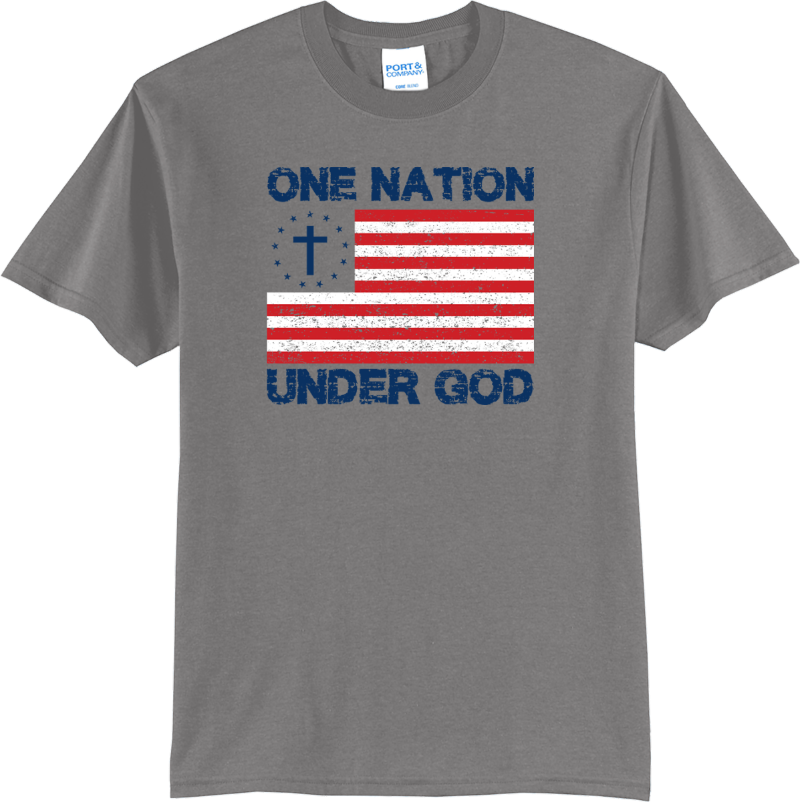 One Nation Under God - Medium Grey