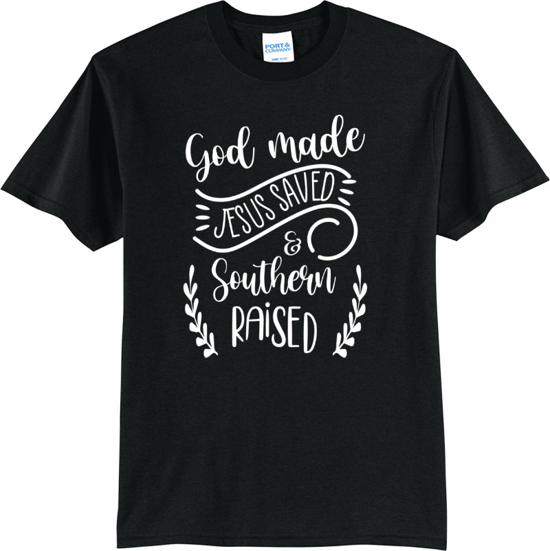 God Made Jesus Saved - Jet Black