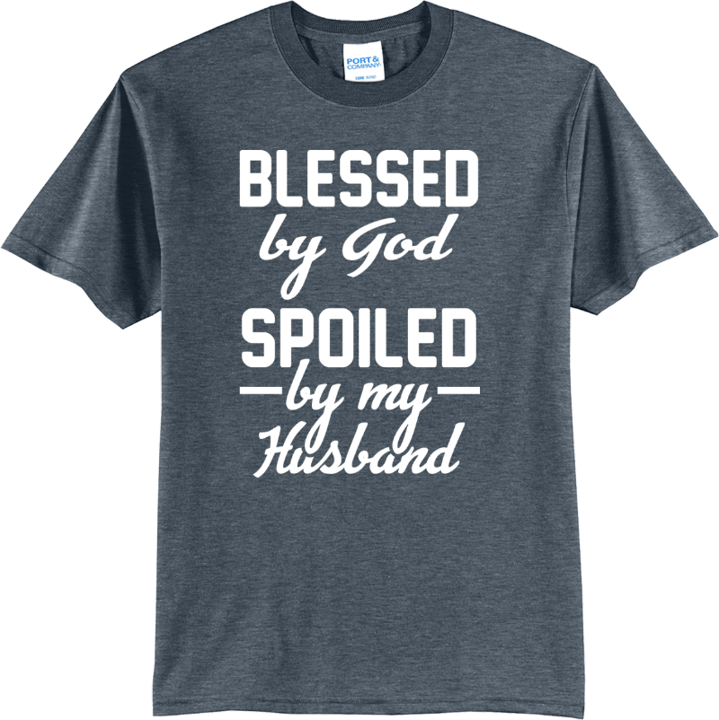Blessed by God, Spoiled - Heather Navy
