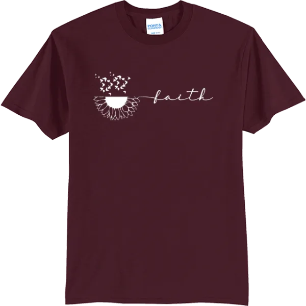 Faith in Bloom - Athletic Maroon