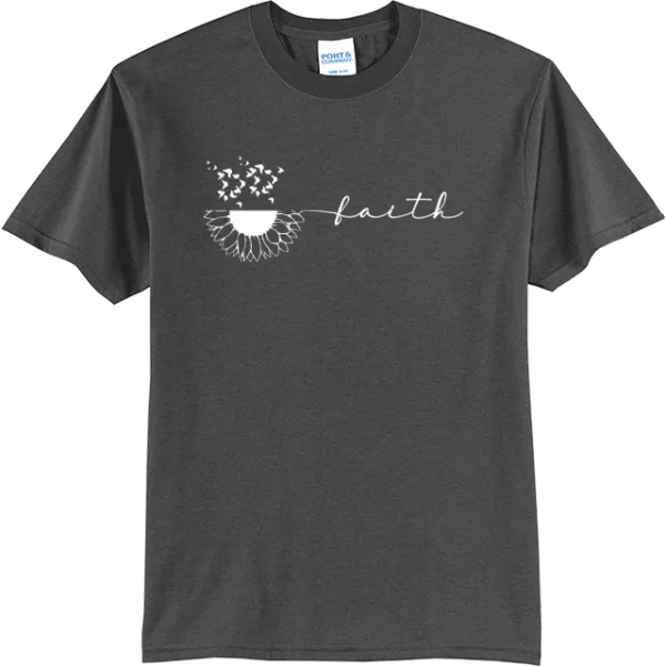 Faith in Bloom - Charcoal