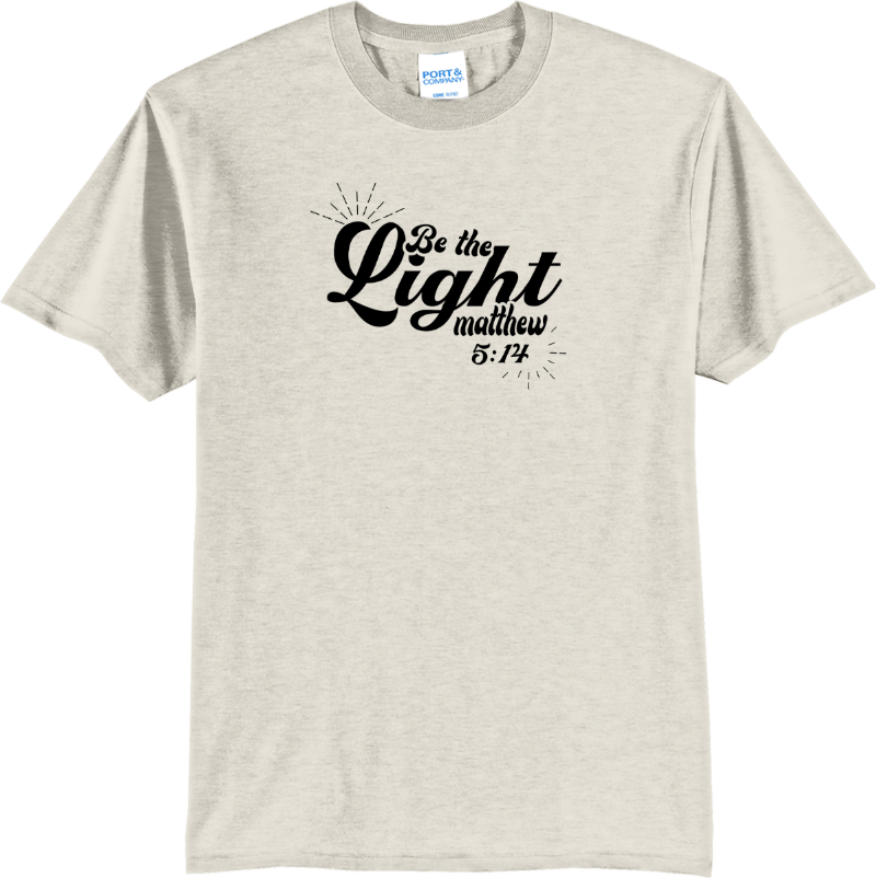 Be the Light (Matthew 5:14) - Oatmeal Heather