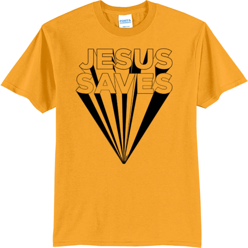 Jesus Saves - Gold