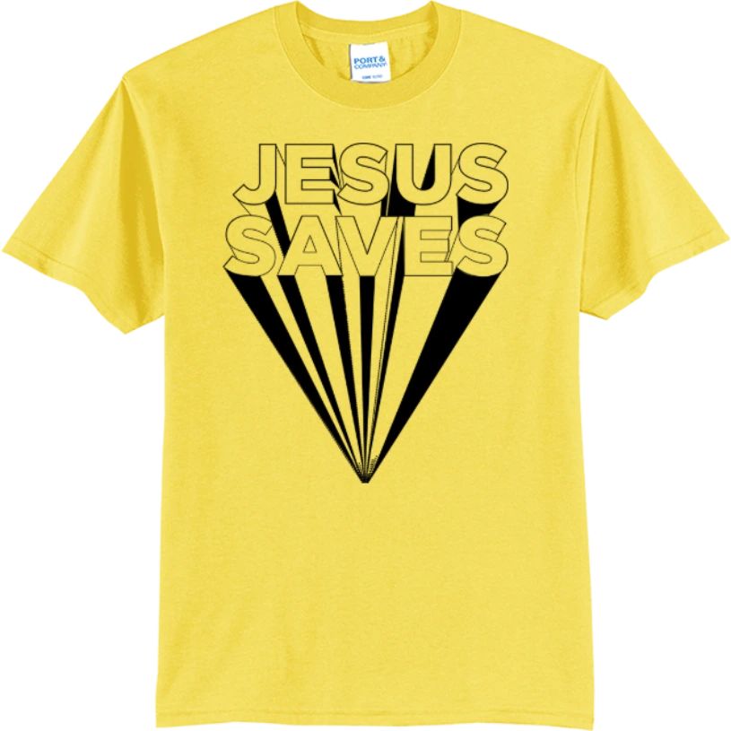 Jesus Saves - Yellow