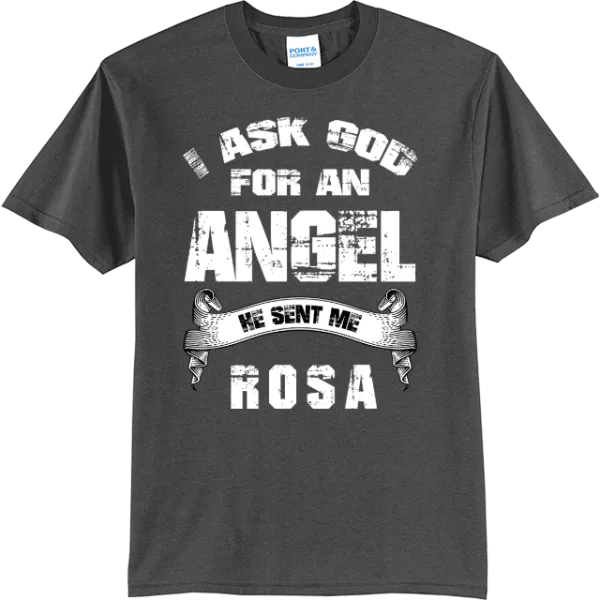 I Asked God for an Angel - Charcoal