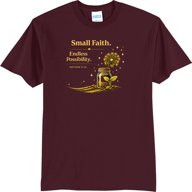 Small Faith Big Future - Athletic Maroon