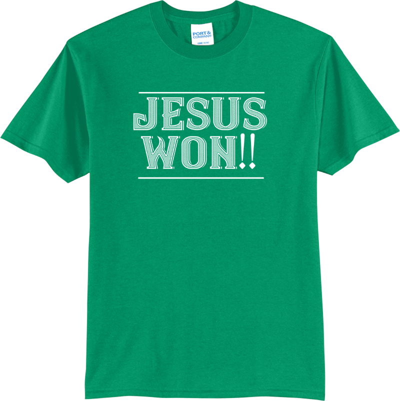 Jesus Won!! - Kelly Green