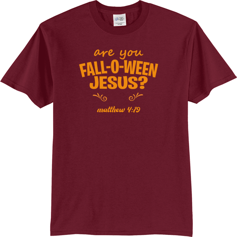 Fall-O-Ween Jesus - Cardinal