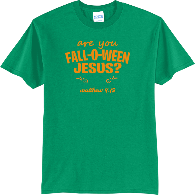 Fall-O-Ween Jesus - Kelly Green