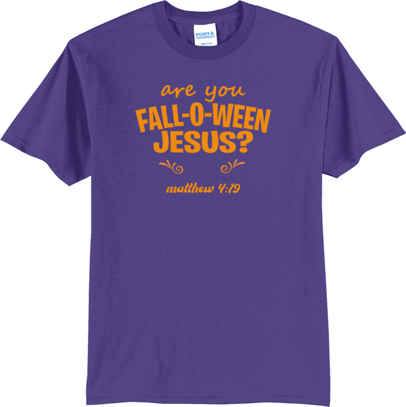 Fall-O-Ween Jesus - Purple