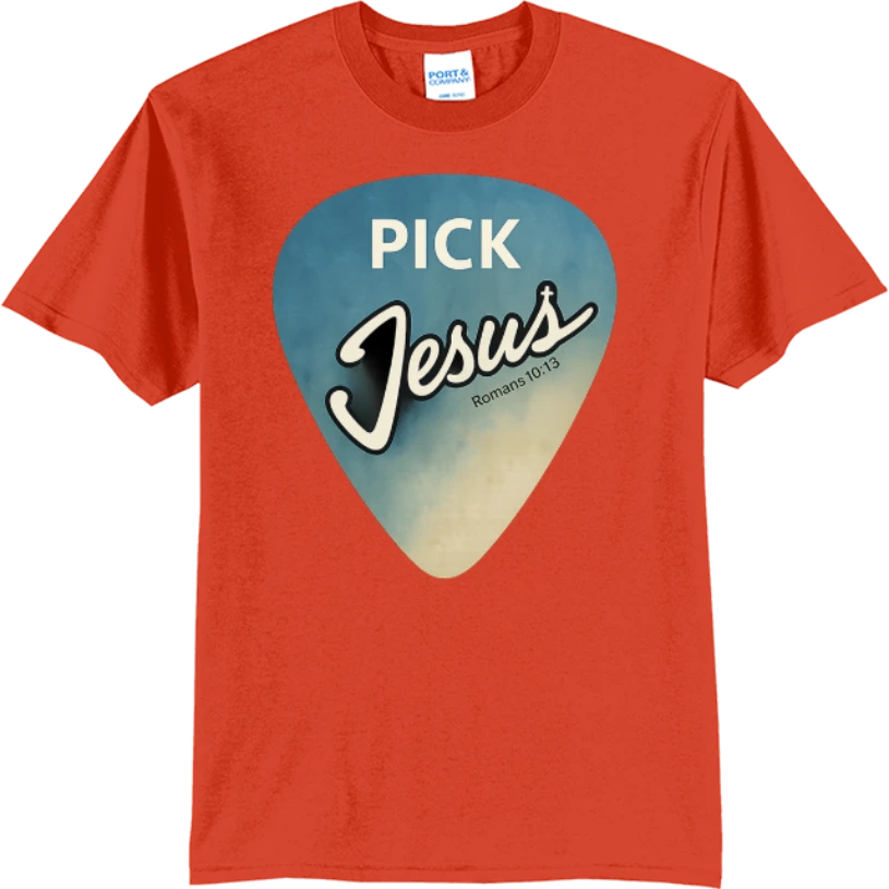 Pick Jesus (Romans 10:13) - Orange