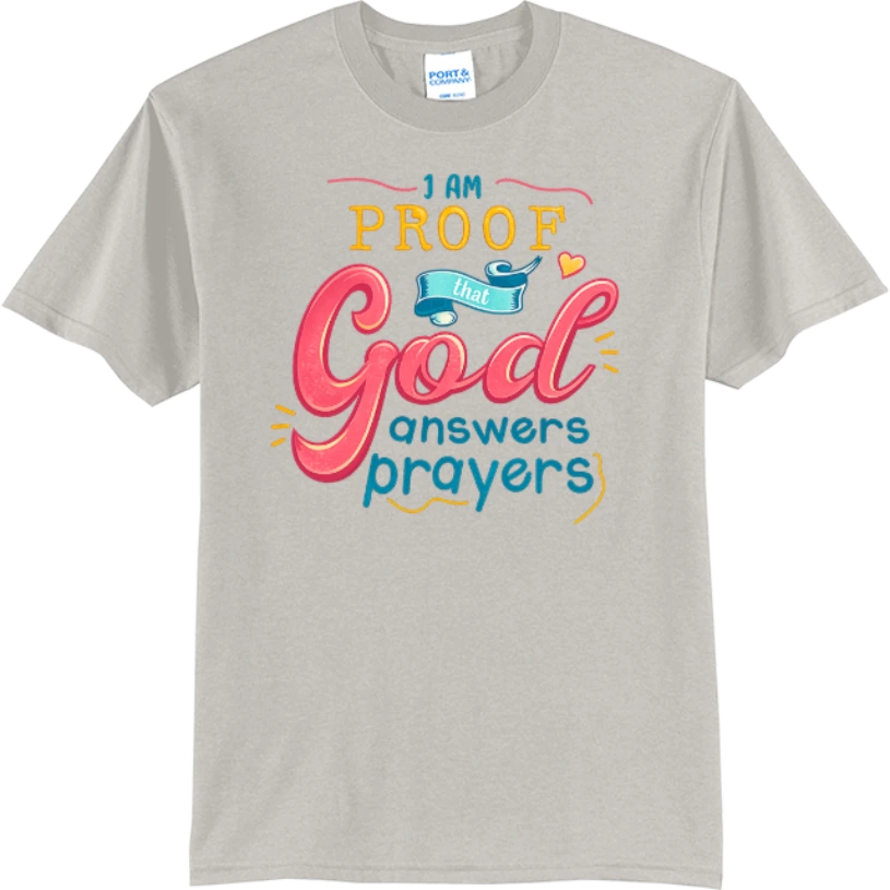 I Am Proof God Answers Prayers - Silver
