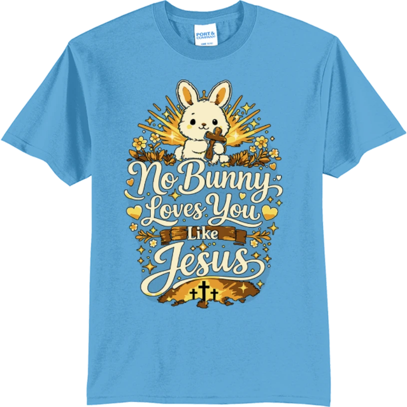 No Bunny Loves You - Aquatic Blue