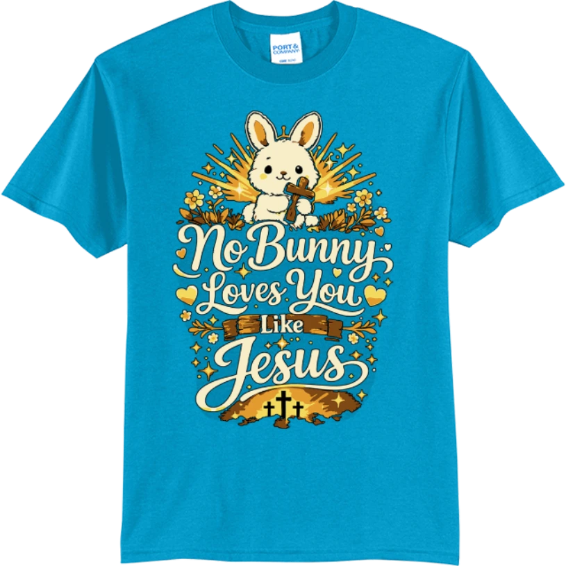 No Bunny Loves You - Neon Blue