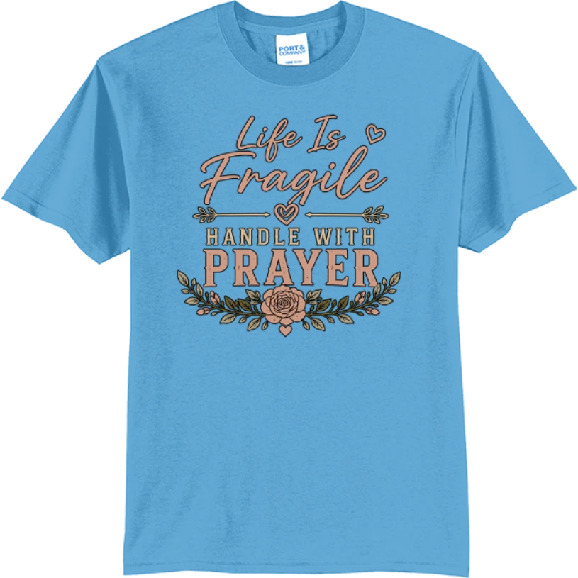 Handle With Prayer - Aquatic Blue